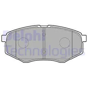 Brake Pad Set, disc brake (LP2227)