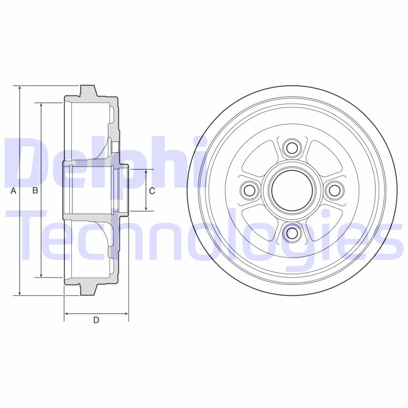 Brake Drum (BF574)