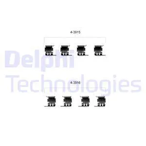 Accessory Kit, disc brake pad (LX0348)