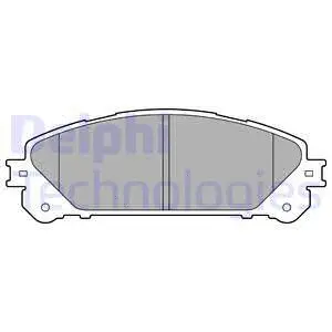 Brake Pad Set, disc brake (LP2201)