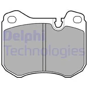 Brake Pad Set, disc brake (LP446)