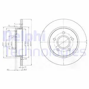 Brake Disc (BG3896)