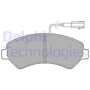 Brake Pad Set, disc brake (LP2492)