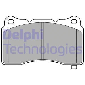 Brake Pad Set, disc brake (LP3575)