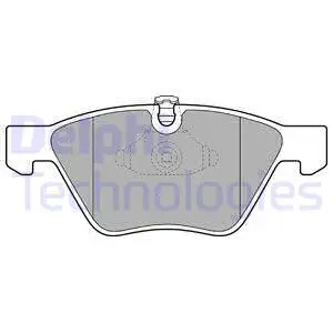 Brake Pad Set, disc brake (LP1956)
