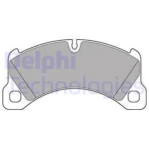 Brake Pad Set, disc brake (LP3193)