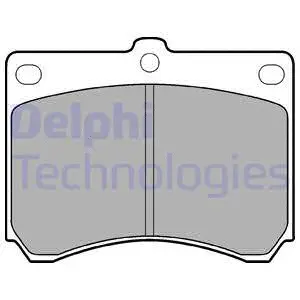 Brake Pad Set, disc brake (LP935)