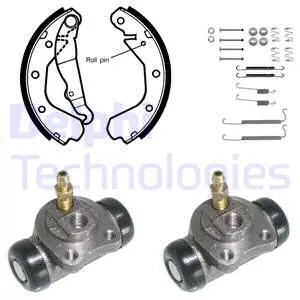 Brake Shoe Set (KP742)