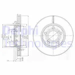 Brake Disc (BG2518)