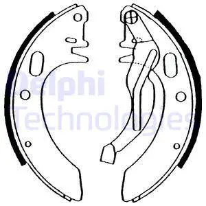 Brake Shoe Set (LS1530)