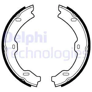 Brake Shoe Set, parking brake (LS2040)