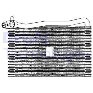 Evaporator, air conditioning (TSP0525007)