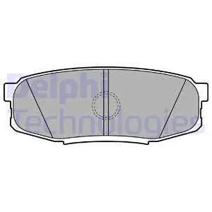 Brake Pad Set, disc brake (LP2154)