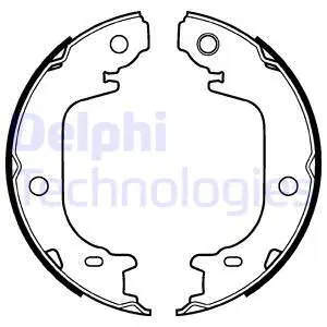 Brake Shoe Set, parking brake (LS2122)