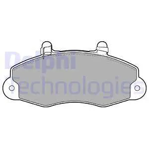 Brake Pad Set, disc brake (LP1417)