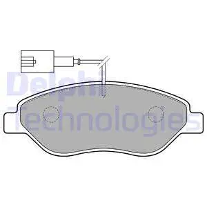 Brake Pad Set, disc brake (LP1720)