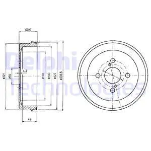 Brake Drum (BF412)