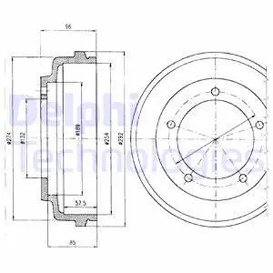 Brake Drum (BF316)