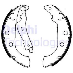 Brake Shoe Set (LS1833)