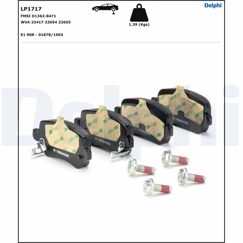 Brake Pad Set, disc brake