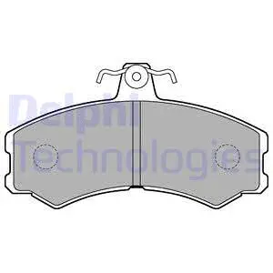 Brake Pad Set, disc brake (LP2215)
