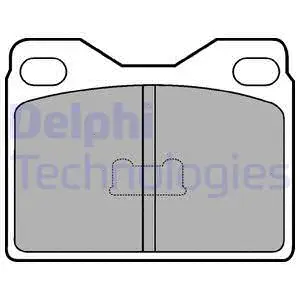 Brake Pad Set, disc brake (LP89)