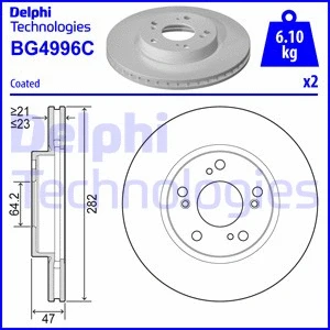Brake Disc (BG4996C)