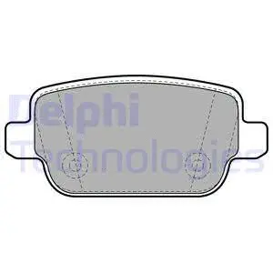 Brake Pad Set, disc brake (LP1969)