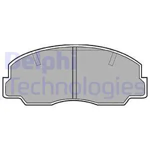 Brake Pad Set, disc brake (LP375)