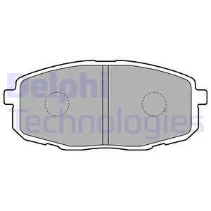 Brake Pad Set, disc brake (LP1819)