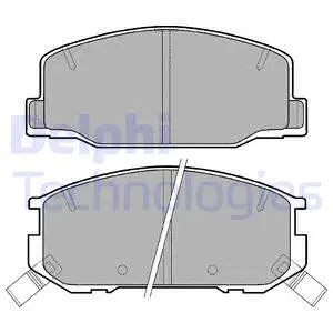 Brake Pad Set, disc brake (LP942)