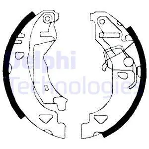 Brake Shoe Set (LS1682)