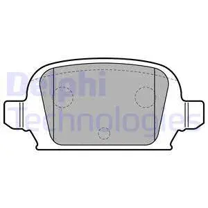 Brake Pad Set, disc brake (LP1677)