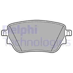 Brake Pad Set, disc brake (LP3438)