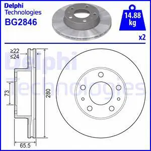 Brake Disc (BG2846)