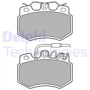 Brake Pad Set, disc brake (LP536)