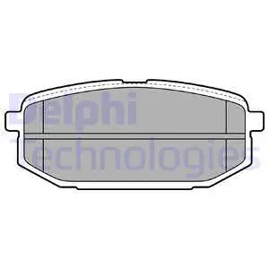 Brake Pad Set, disc brake (LP2088)