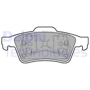 Brake Pad Set, disc brake (LP1701)