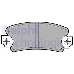 Brake Pad Set, disc brake (LP146)