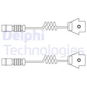 Warning Contact, brake pad wear (LZ0111)