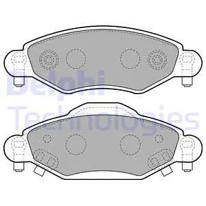 Brake Pad Set, disc brake (LP1840)