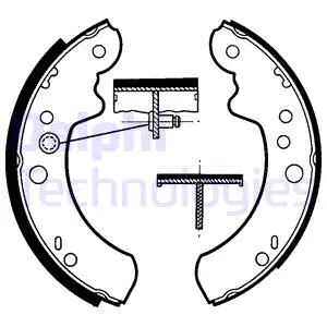 Brake Shoe Set (LS1313)