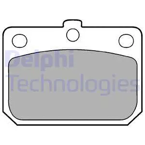 Brake Pad Set, disc brake (LP74)