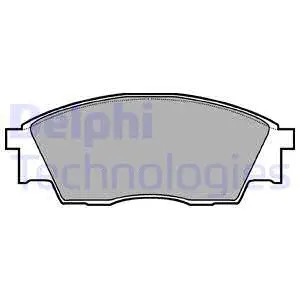 Brake Pad Set, disc brake (LP811)