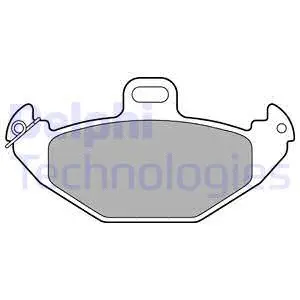 Brake Pad Set, disc brake (LP1252)