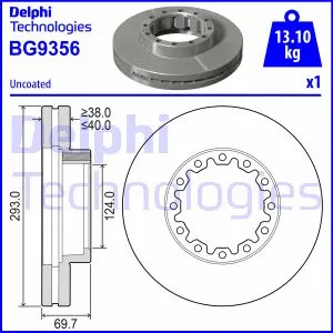 Brake Disc (BG9356)