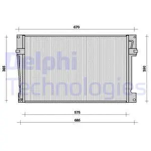 Condenser, air conditioning (TSP0225078)