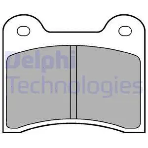 Brake Pad Set, disc brake (LP63)