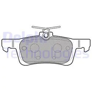 Brake Pad Set, disc brake (LP2503)
