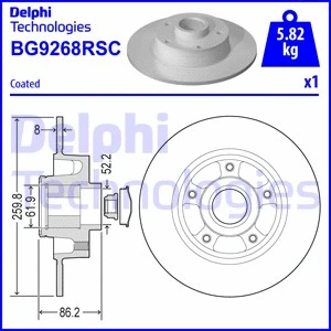 Brake Disc (BG9268RSC)